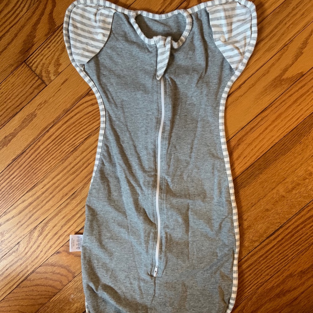 Transitional baby sleep sack